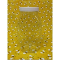 Plastic 2lb Queenline Jar (With Lids)